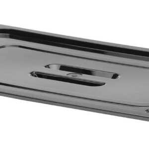 Tampa Gastronorm, GN 1/4, Preto, 265x162mm