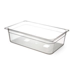 Recipiente Gastronorm 1/1, GN 1/1, 9L, Transparente, 530x325x(H)65mm