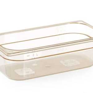 Recipiente GN 1/3, resistente a altas temperaturas, GN 1/3, 5,5L, Transparente, 325x176x(H)150mm