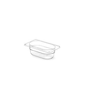 Recipiente Gastronorm 1/9, GN 1/9, 0,6L, Transparente, 176x108x(H)65mm