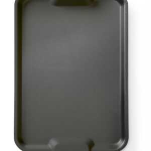 Tabuleiro em polipropileno, Euronorm, com pegas, Preto, 530x370x(H)28mm