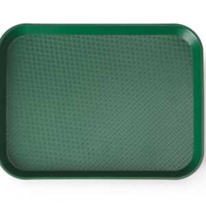 Tabuleiros para fast food pequenos, Verde, 265x345x(H)20mm