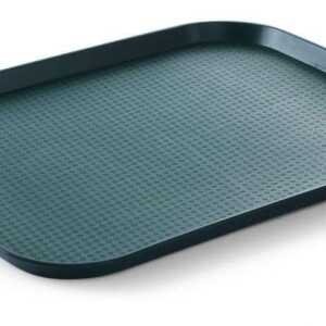 Tabuleiros para fast food grandes, Verde, 350x450x(H)20mm