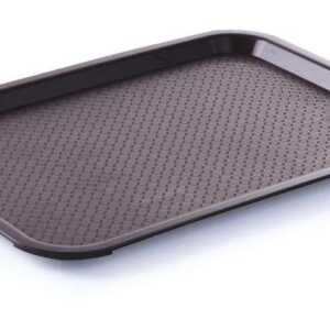 Tabuleiros para fast food médios, Castanho, 305x415x(H)20mm