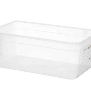 Recipiente Gastronorm 1/1, GN 1/1, 12L, Transparente, 530x325x(H)100mm