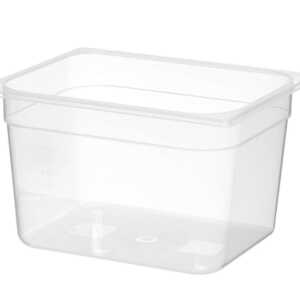 Recipiente Gastronorm 1/2, GN 1/2, 9,5L, Transparente, 325x265x(H)150mm