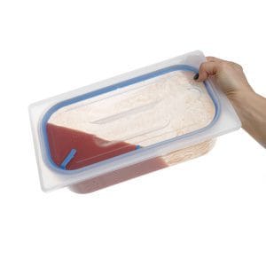 Vedação hermética para tampas Gastronorm, GN 1/9, Transparente, 176x108mm