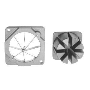 Faca em cunha de 8 cunhas para cortador de batatas fritas,