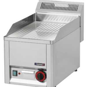 Placa de grelhar cromada estriada 33