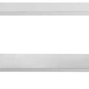 Mesa de trabalho em aço inoxidável 600 com prateleira 1200 mm