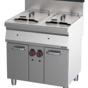 Fritadeira a gás com base 2x15 litros 80