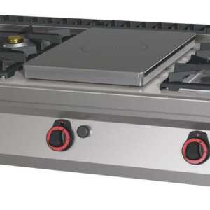 Fogão a gás 4 bocas + 1 placa 120