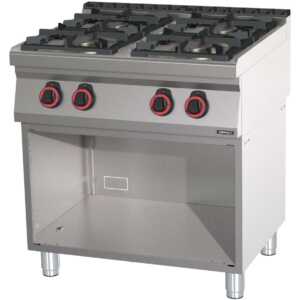 Fogão a gás 4 bocas com base 80