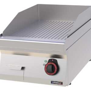 Placa de grelhar cromada estriada 40