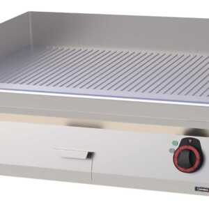 Placa de grelhar em ferro fundido estriada 80