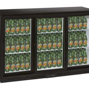 Frigorífico de bar 3 portas de correr