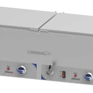 Banho-maria para uso com água para aquecer salsichas duplo