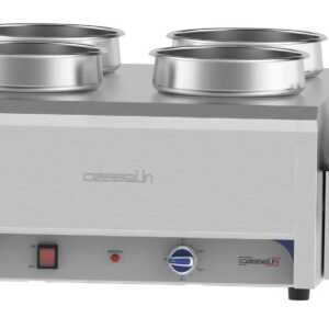 Banho-maria para uso com água para molhos 4 x 7,5 L