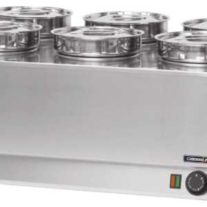 Banho-maria para molhos 6 cubas