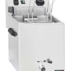 Cozedor de massa elétrico com válvula de drenagem - 3 cestos