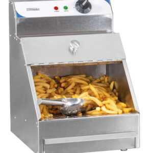 Aquecedor de alimentos fritos compacto