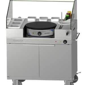 Carrinho para máquina de crepes 40 removível