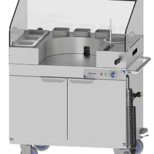 Carrinho snack aquecido