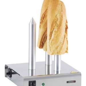 Aquecedor de pão com 3 espetos