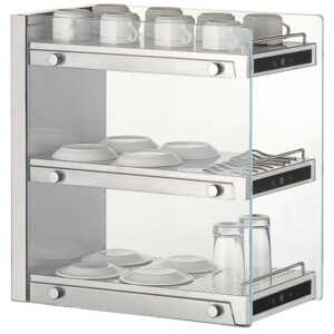 Aquecedor de chávenas de 3 níveis