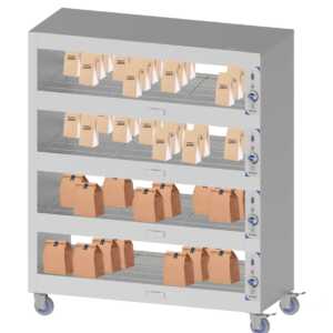 Prateleira aquecida móvel 120