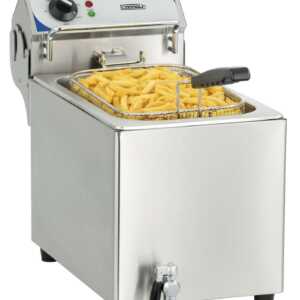 Fritadeira elétrica com válvula de drenagem 10 litros