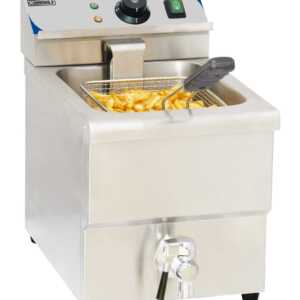Fritadeira elétrica com válvula de drenagem 8 litros