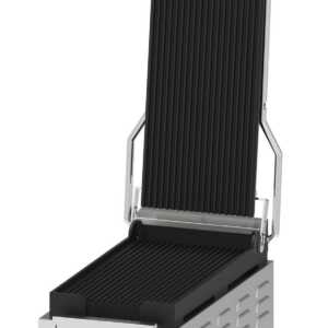 Grelhador Panini compacto Premium placas Estriada-Estriada com temporizador