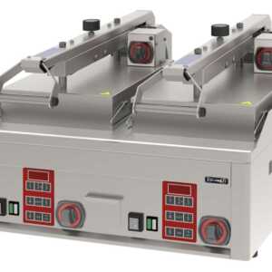 Grelhador com prensa - Elétrico semiautomático duplo