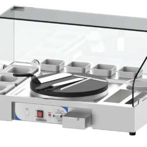 Bancada para máquina de crepes