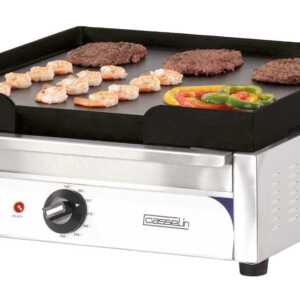 Placa de grelhar em ferro fundido lisa