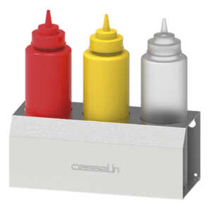 Suporte para garrafas de molho