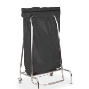 Suporte para saco do lixo em aço inoxidável 110 L