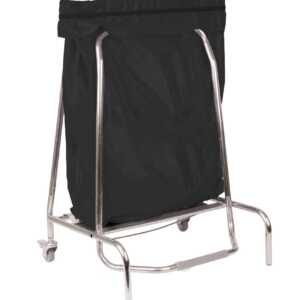 Suporte para saco do lixo em aço inoxidável 80 L