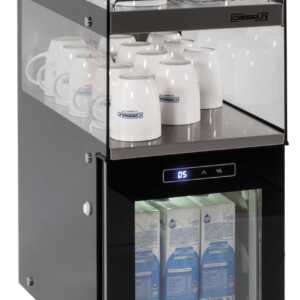 Refrigerador de leite e aquecedor de chávenas