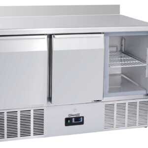 Saladete com tampo 3 portas GN 1/1