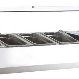 Saladete de bancada 4x GN 1/3