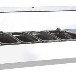 Saladete de bancada 5x GN 1/4