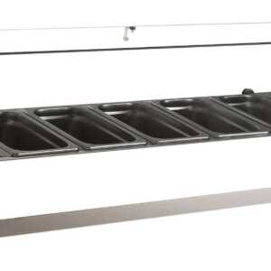 Saladete de bancada 6x GN 1/3