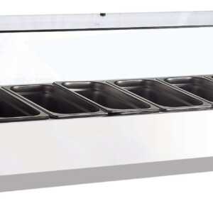 Saladete de bancada 8x GN 1/4