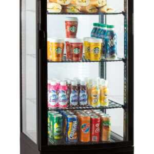 Vitrina refrigerada positiva 235 L Preta