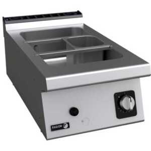 Banho maria bancada a gás GN de meio módulo