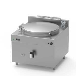 Marmita retangular fixa direta a gás de 300 L