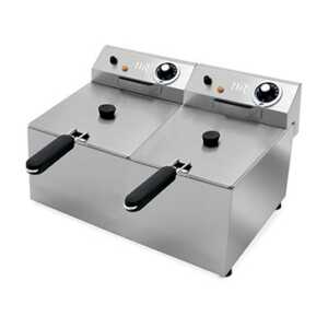 Fritadeira eléctrica de bancada - Foster (2 cubas) 6l+6l