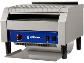 <p> Torradeira elétrica com esteira transportadora horizontal para todos os tipos de pão.</p>